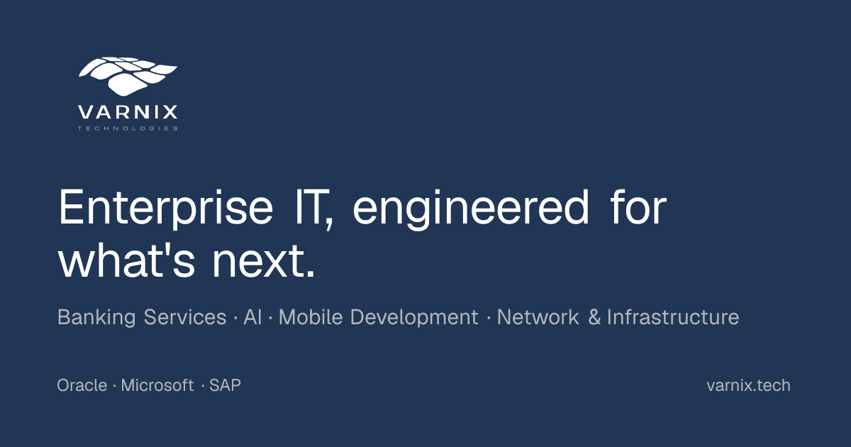 Oracle FLEXCUBE Implementation, Upgrade & Support — Varnix Technologies